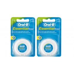 Oral-B Floss Essential Mint, Flavor mint, 50m pack of 2