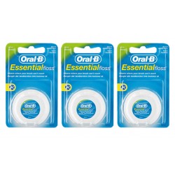 Oral-B Floss Essential Mint, Flavor mint, 50m pack of 3