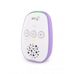 BT Audio Baby Monitor 400, White/Purple