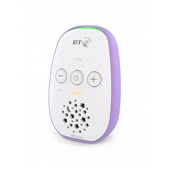 BT Baby Monitor 400, White/Purple