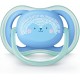 Philips Avent Soothers, 6-18m Ultra Air Baby Soother -SCF344/22 for Baby's Sensitive Skin with Self Sterilising Travel Case, Rabbit/Hedgehog Design, Blue/Turquoise (Pack of 2) 