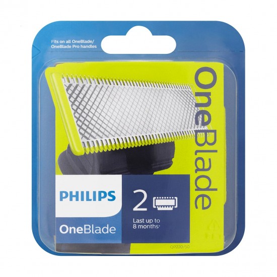 Philips OneBlade Replacement blades - Pack of 2 -Fits all One Blade Handles